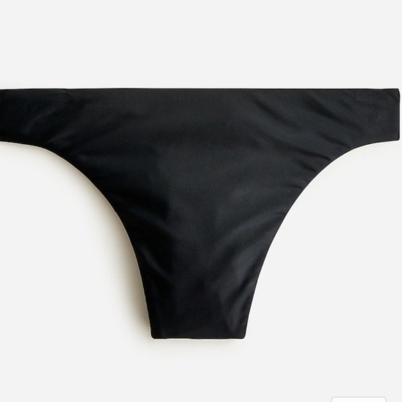 NWT J.Crew High-rise cheeky bikini bottom. Size Small, Black, Style BC126 - Picture 5 of 11